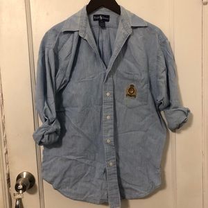 Vintage Ralph Lauren oversize chambray button down